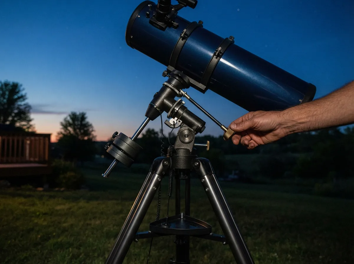 The Orion SpaceProbe 130ST telescope is stable and easy to adjust for comfortable viewing.